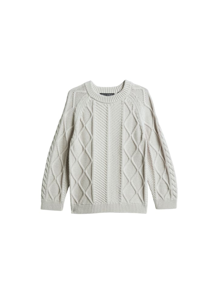 KIDS- BOYS Pullover in Gray Silk