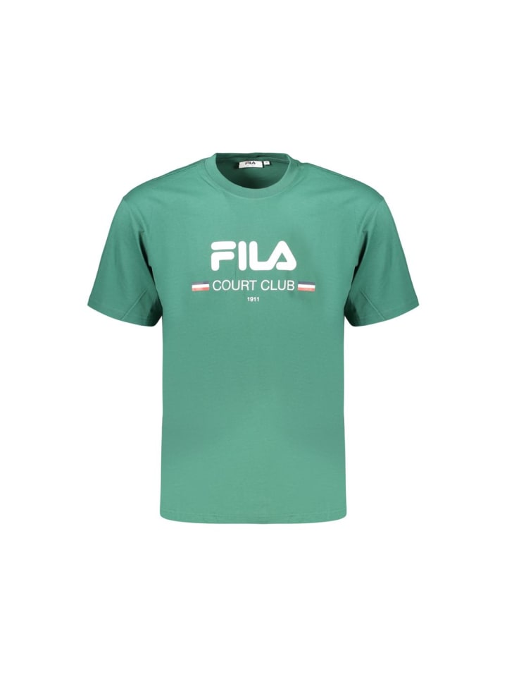 Grün Baumwolle Herren T-Shirt