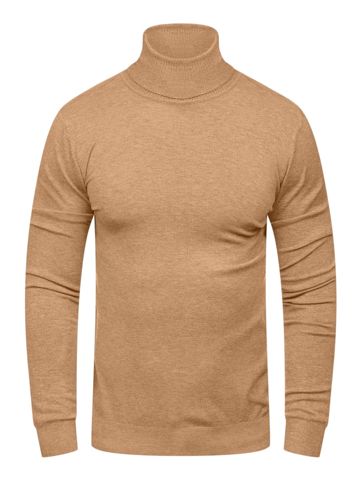 Rollkragenpullover TIBERIUS in Beige
