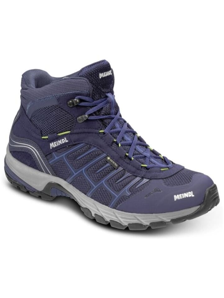Wanderstiefel in marine/lime