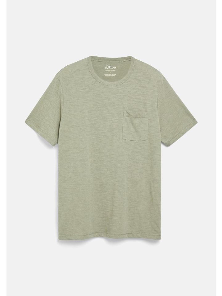 T-Shirt in 78W1_helles olivgrün