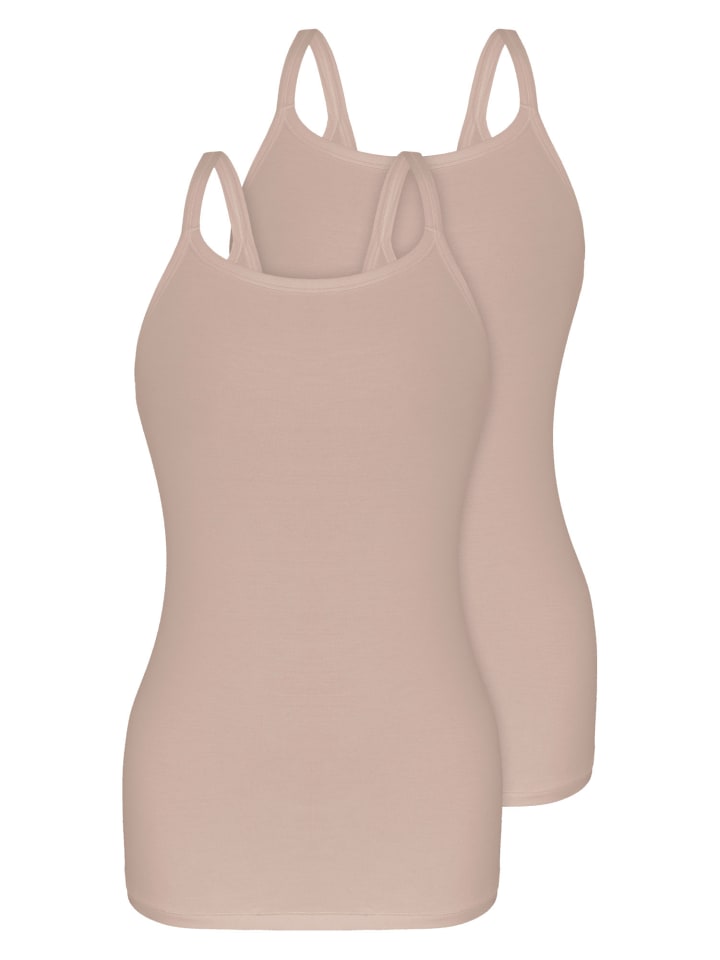 2er Pack Top in nude