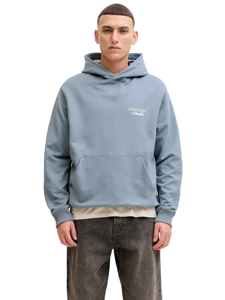Sweatshirt JORNORREBRO TYPO BACK SWEAT HOOD in Blau