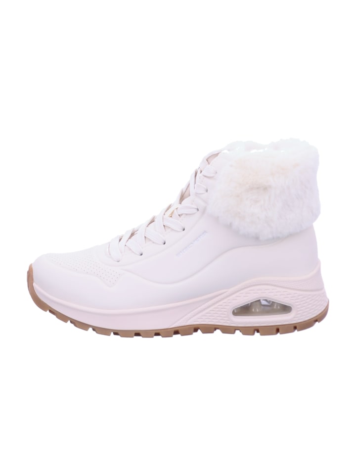 Schnürboots in Beige