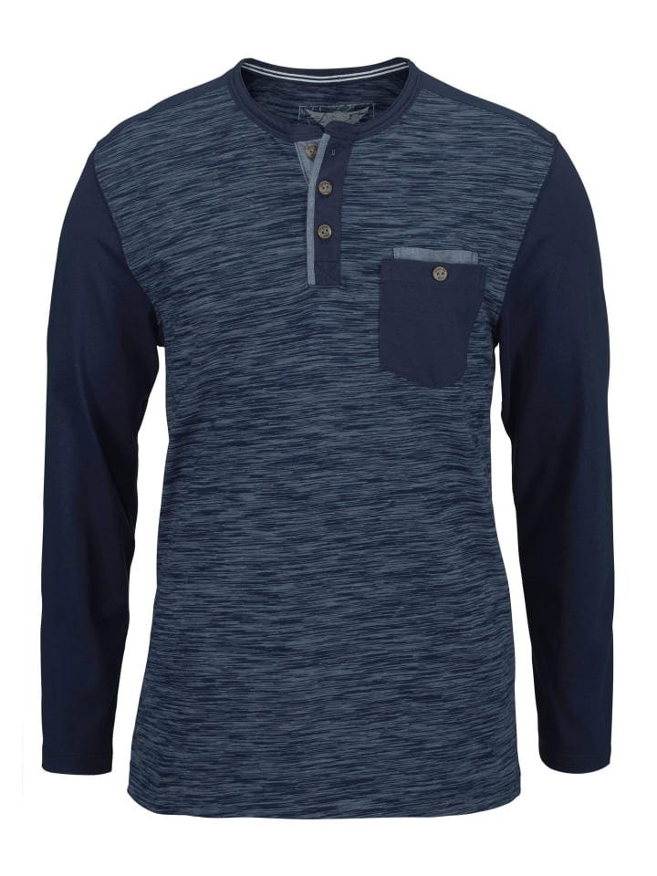Longsleeve in blau