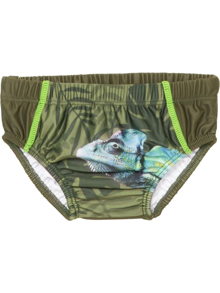 UV-Schutz Windelhose Chamäleon in oliv