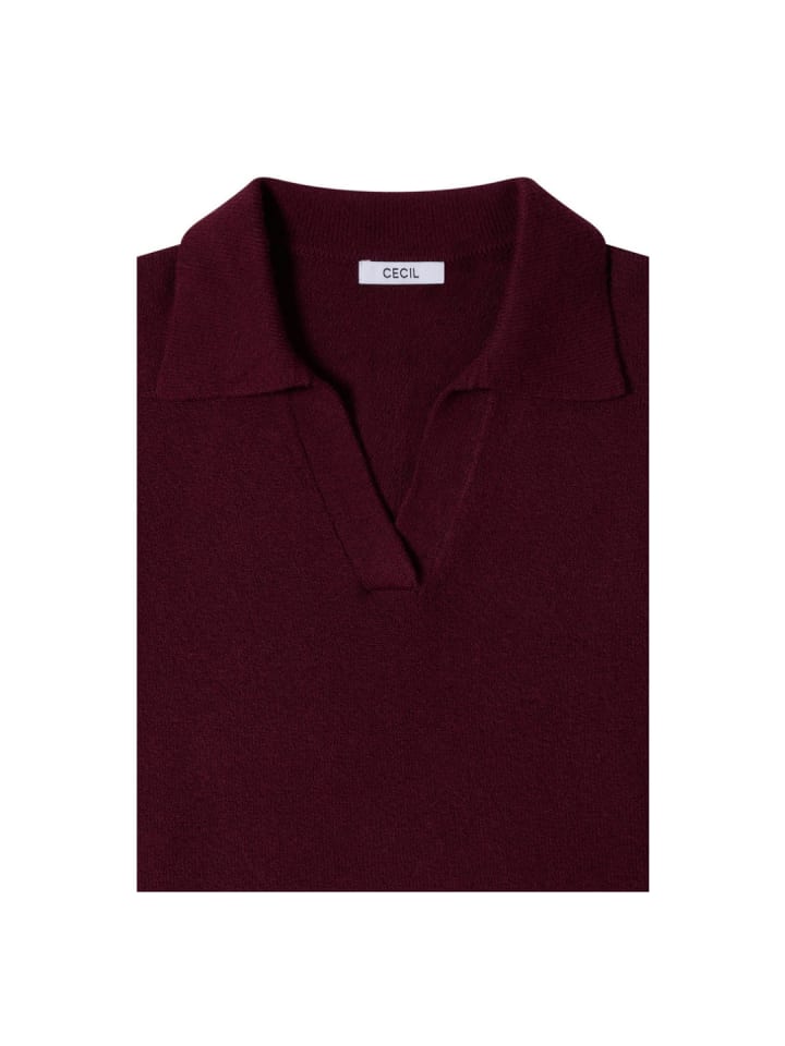 Pullover in red wine