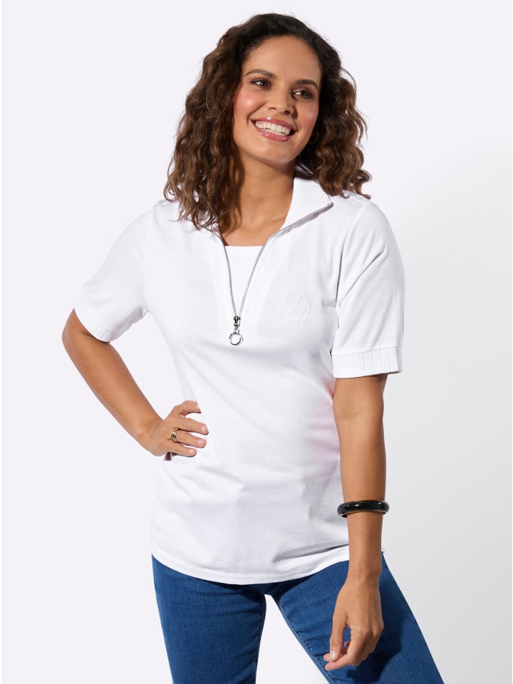 Poloshirt in ecru