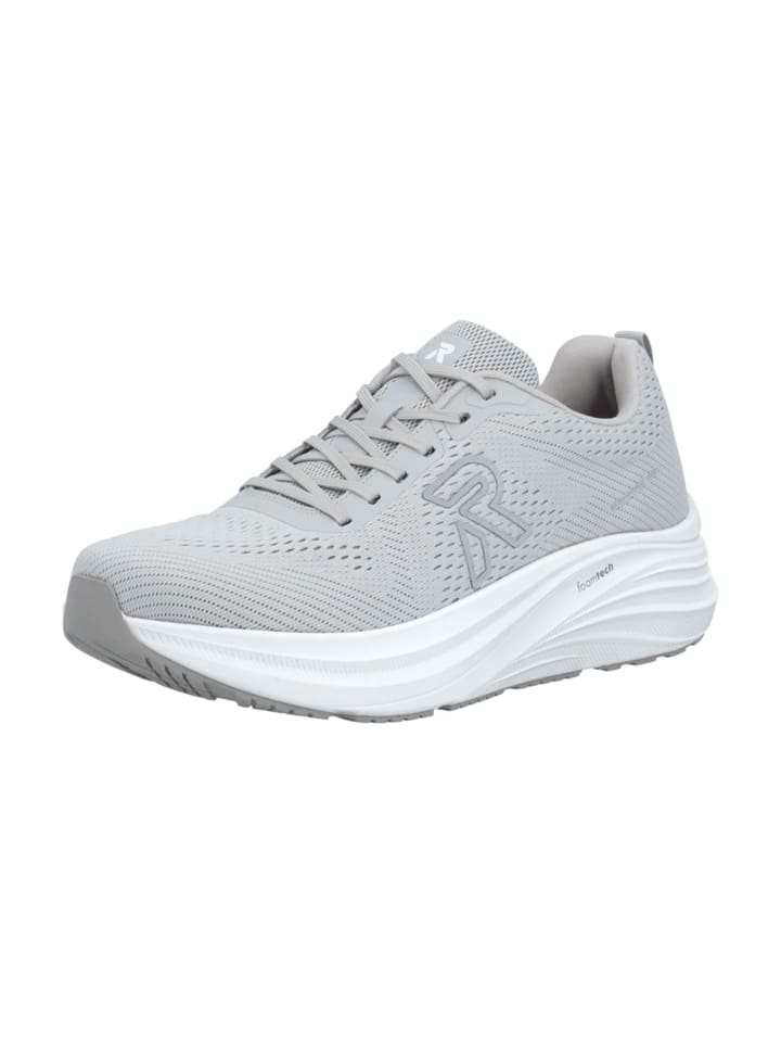 Sportliche Schnürschuhe in Grau