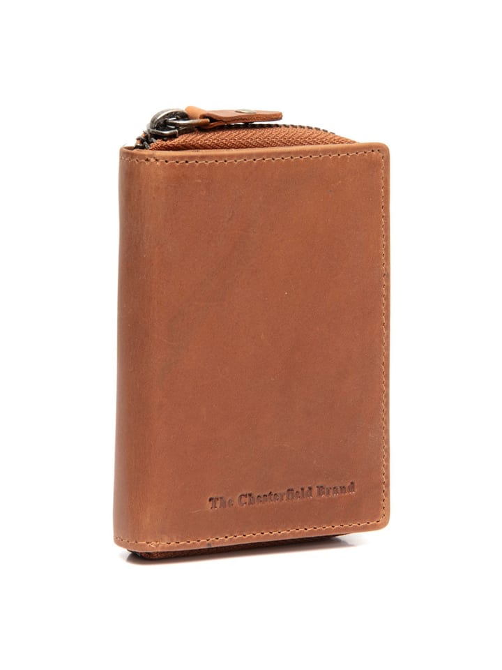 Osum Geldbörse RFID Schutz Leder 11 cm cognac