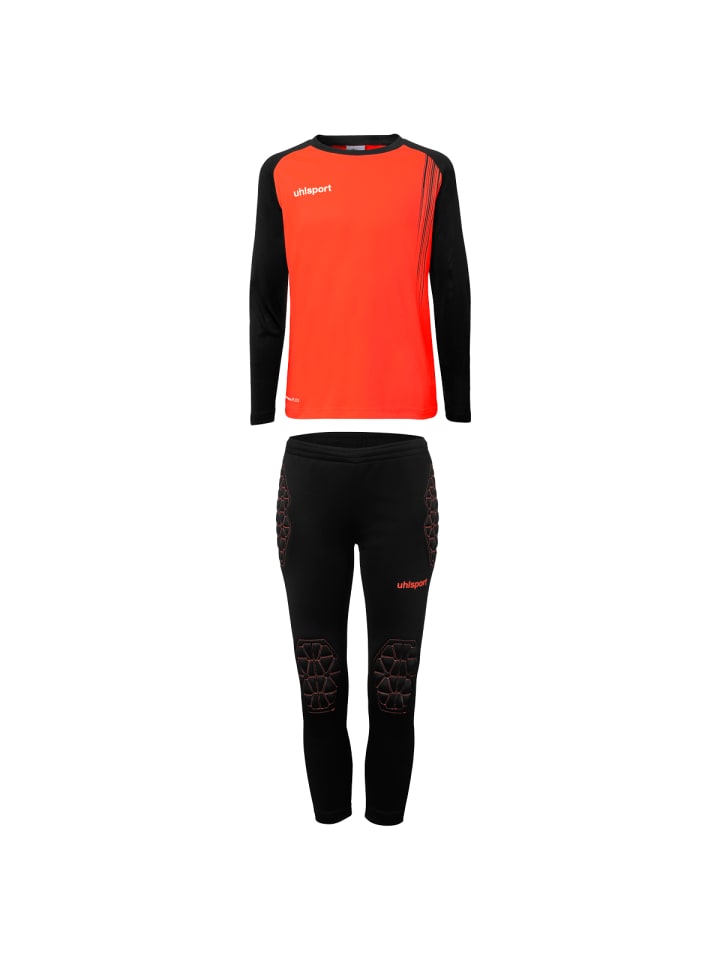 Torwart-Sets Impulse Junior Kids in fluo rot/schwarz