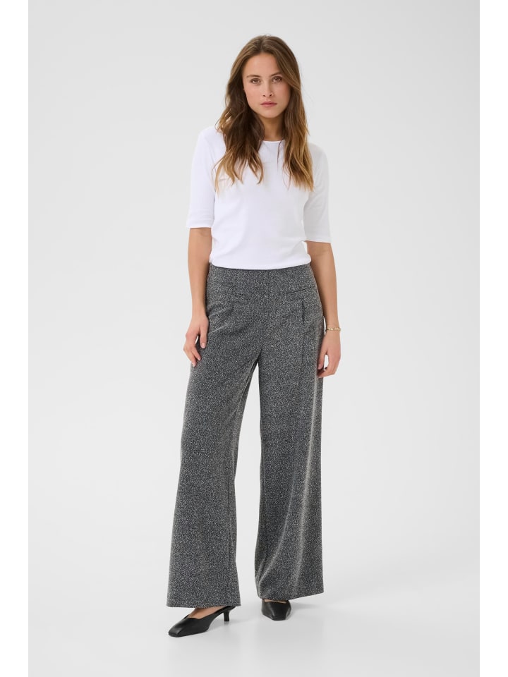 Hose KAalba Loose fit in Black Melange