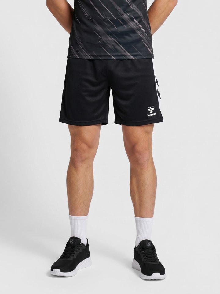 Verstellbare Taille Kurze Hose Hmlmatch Erwachsene in BLACK/WHITE