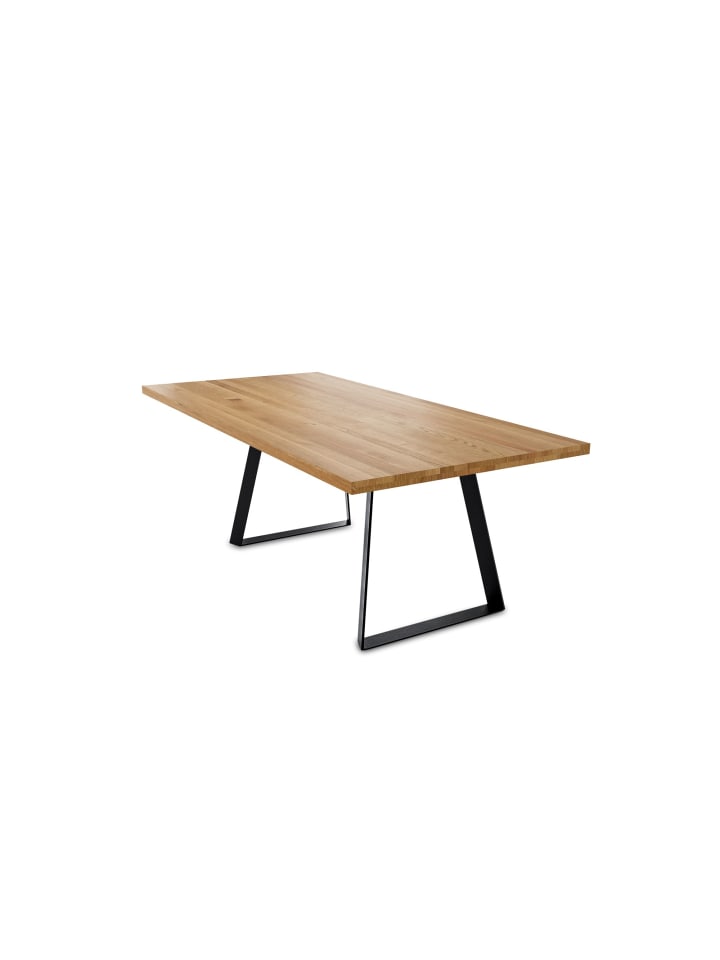 MASSIVHOLZTISCH Daisey 2 200x77x100 Esszimmertisch Wildeiche geölt