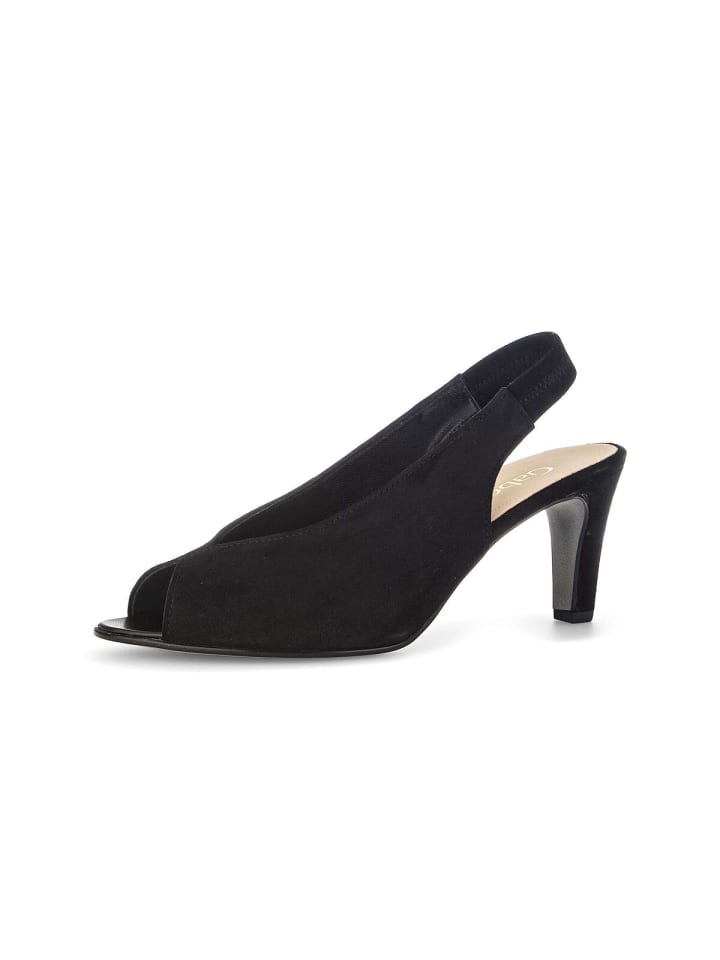 Peeptoes in schwarz