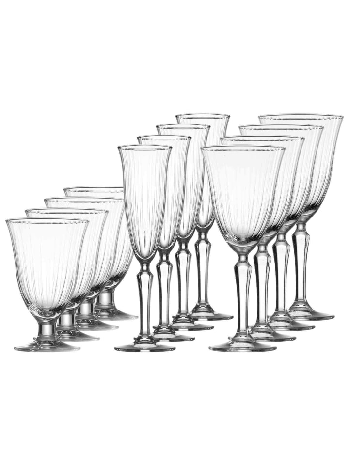 12-tlg. Gläser-Set Perpetuo in Transparent