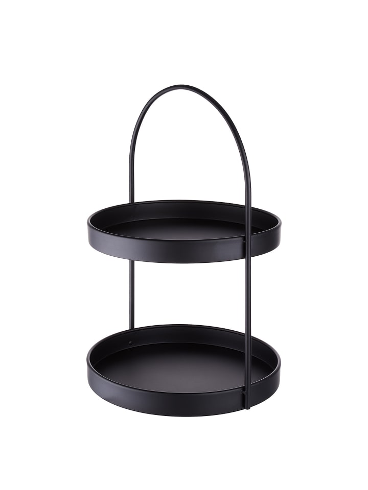 Butlers Etagere SIDELINE 2-stufig in Schwarz