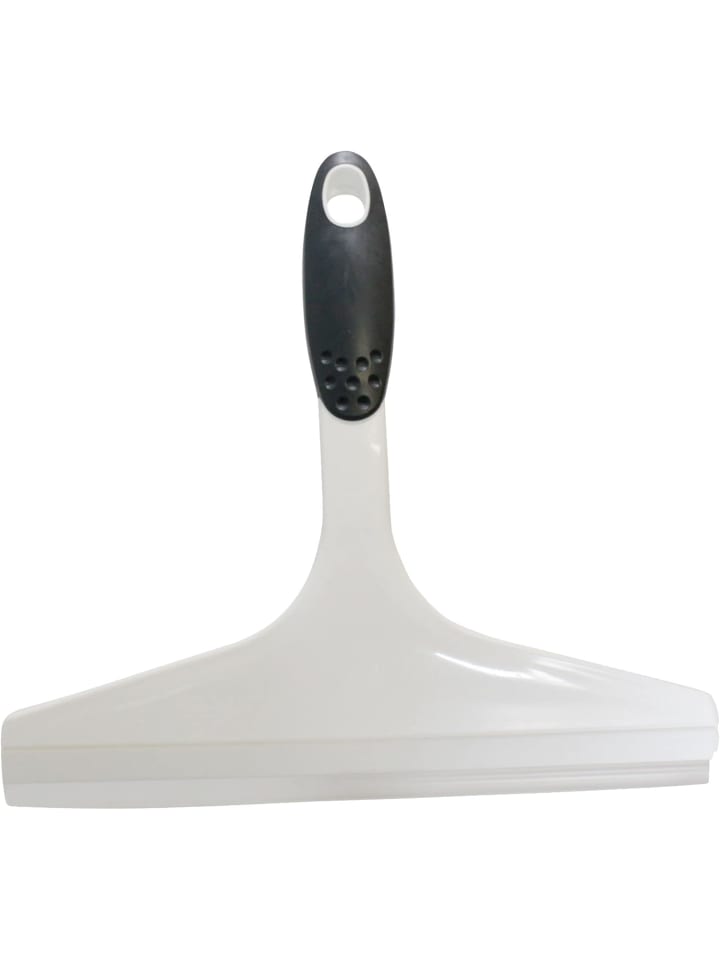 Novaliv Duschabzieher 23,5 cm Weiß ergonomischer Griff Wasserabzieher in Weiß