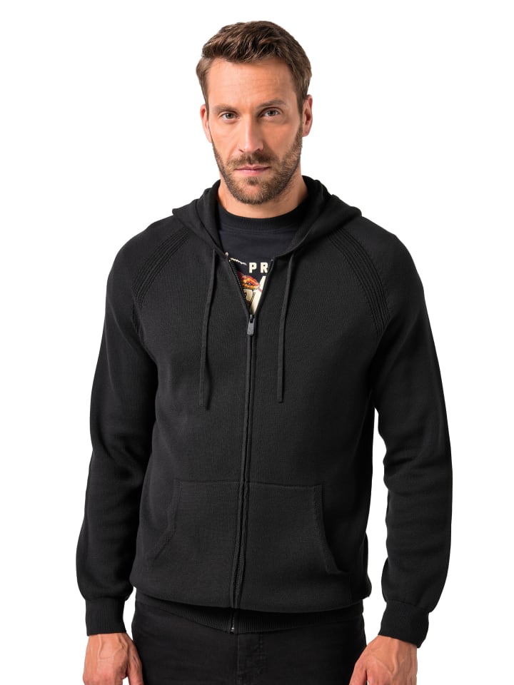 Strickjacke in schwarz