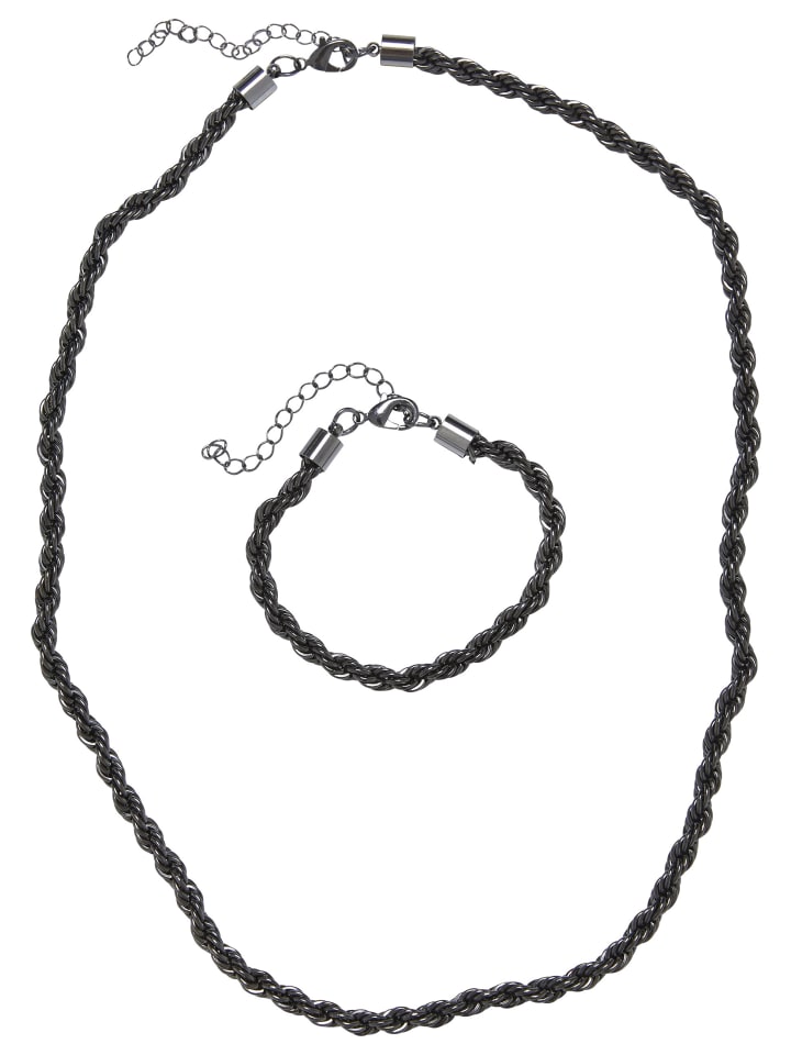 Necklac in gunmetal