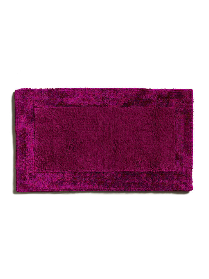 Badematte Doubleface in berry