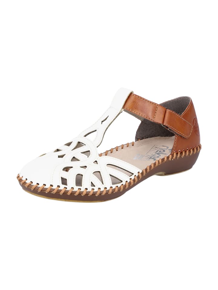 Komfort Sandalen in Weiß