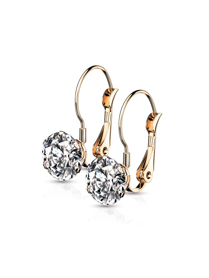 Ohrhänger in Rosegold