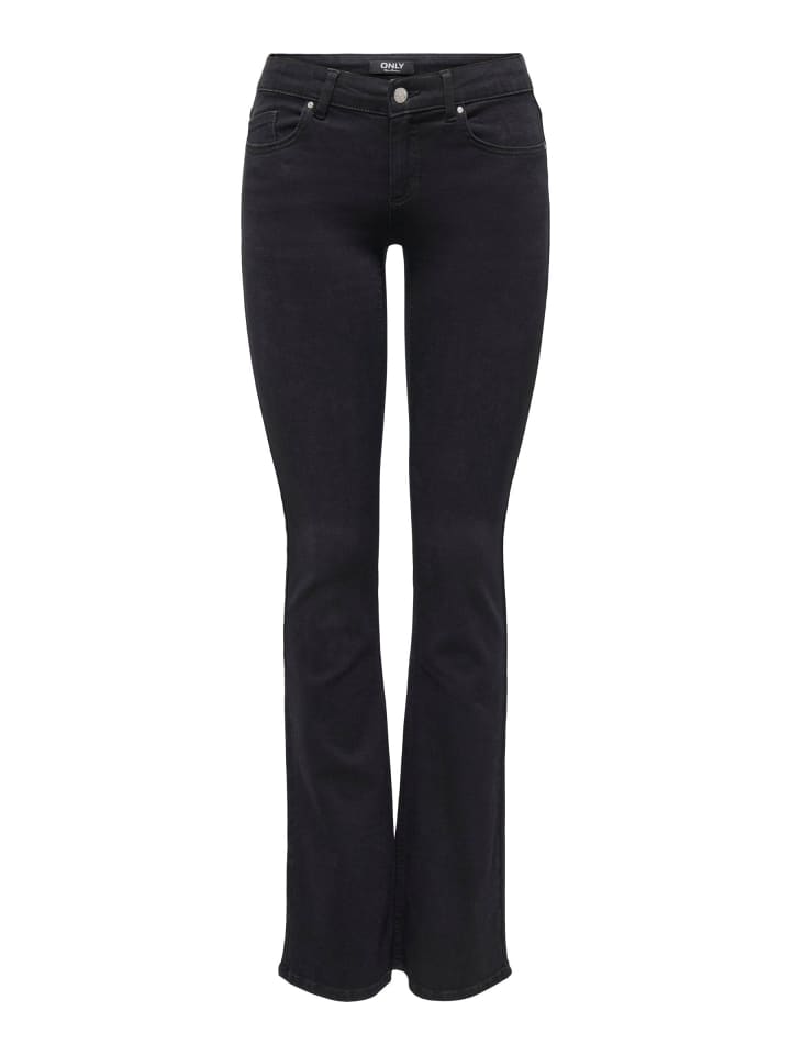 Flared fit jeans in Black Denim