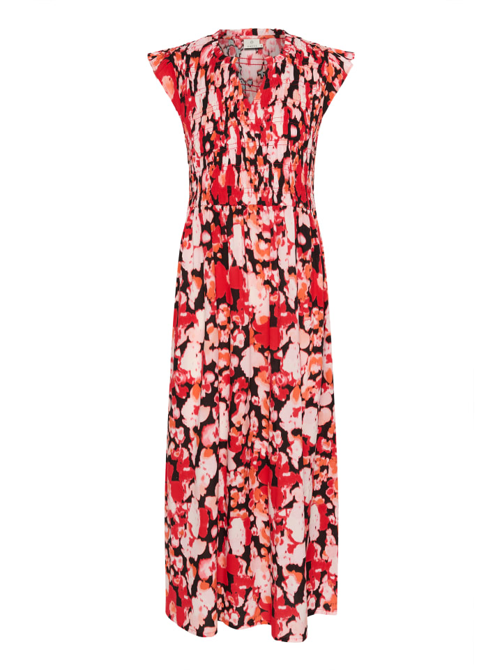 Kleid BPissa Regular fit in Red Toned Flower Print