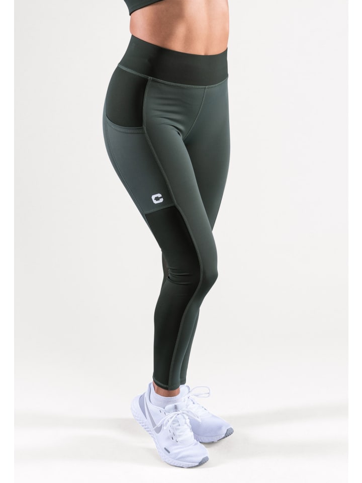 Tights Freedom in Moss green