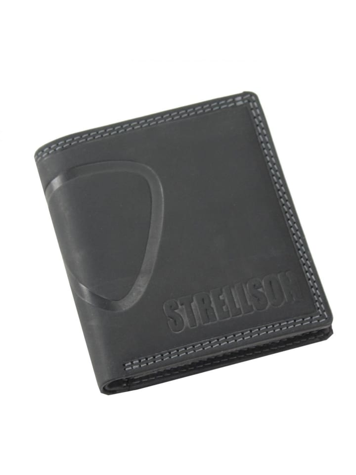 Baker Street Geldbörse Leder 9 cm black