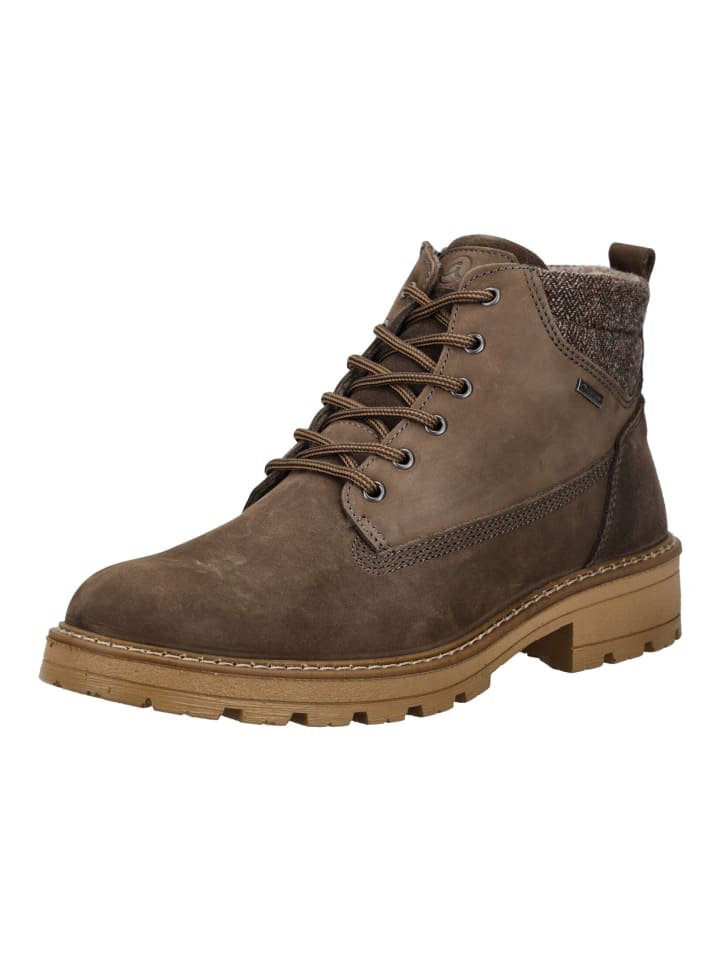 Stiefelette Marrone