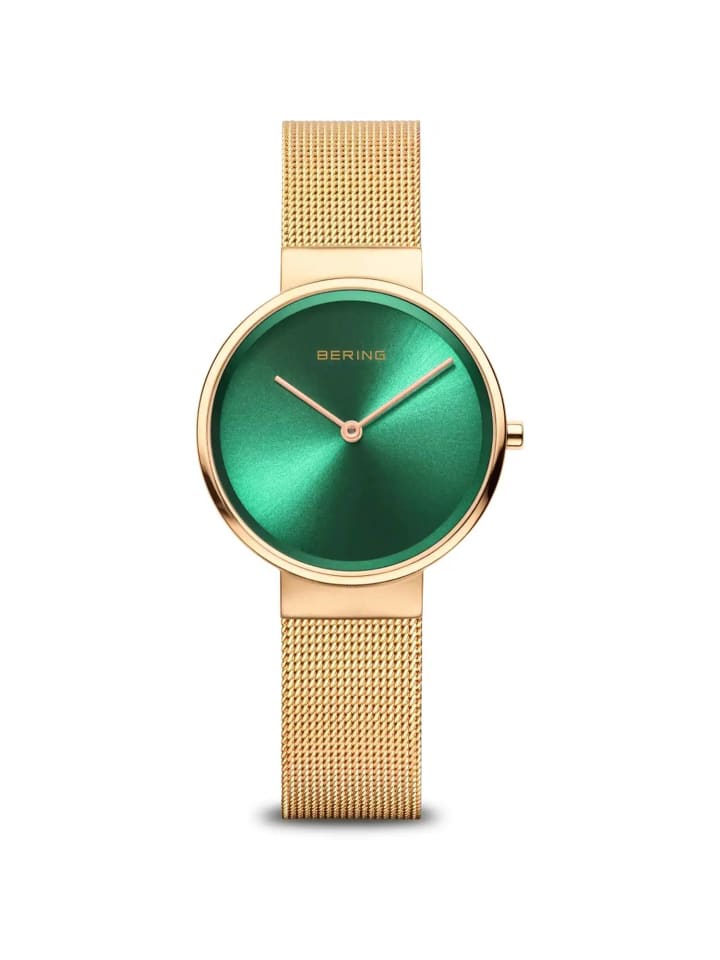 Armbanduhr Ceramic Dunkelgrau, Rose Gold in gold