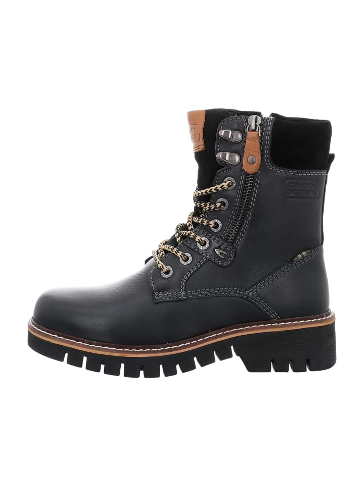 Schnürboots in Schwarz