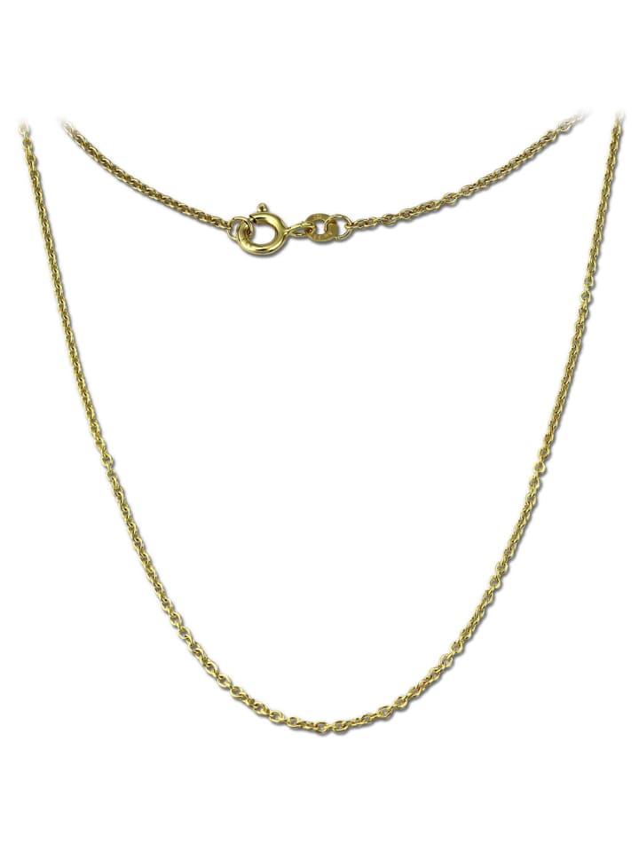 333 Gelbgold - 8 Karat Damen GoldDream Halsketten Anker rund Kette ca. 36cm