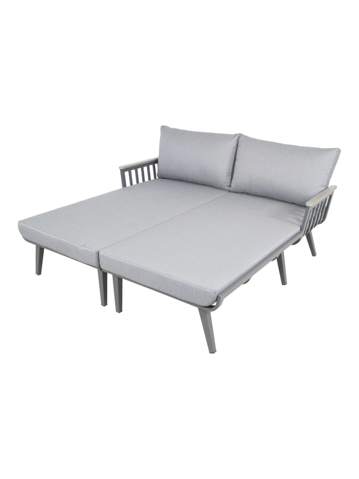 GMD Living Garten Doppelliege AMALFI in Grau günstig kaufen limango