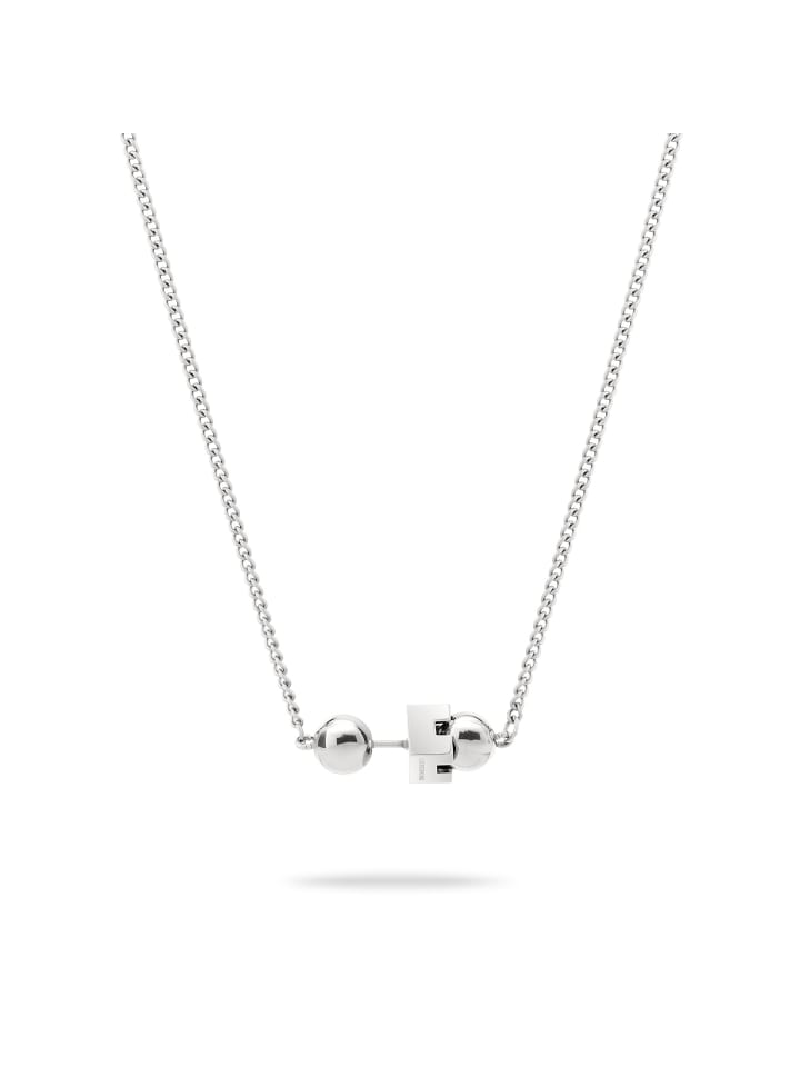 Halskette Steel Ball in silber