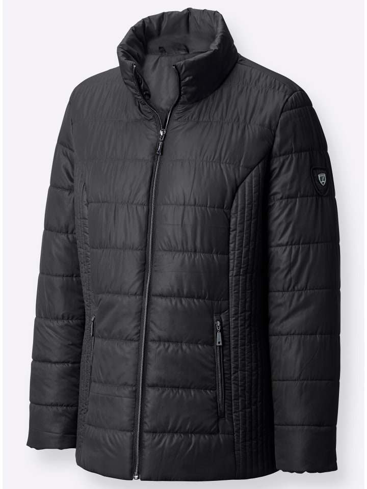 Steppjacke in schwarz