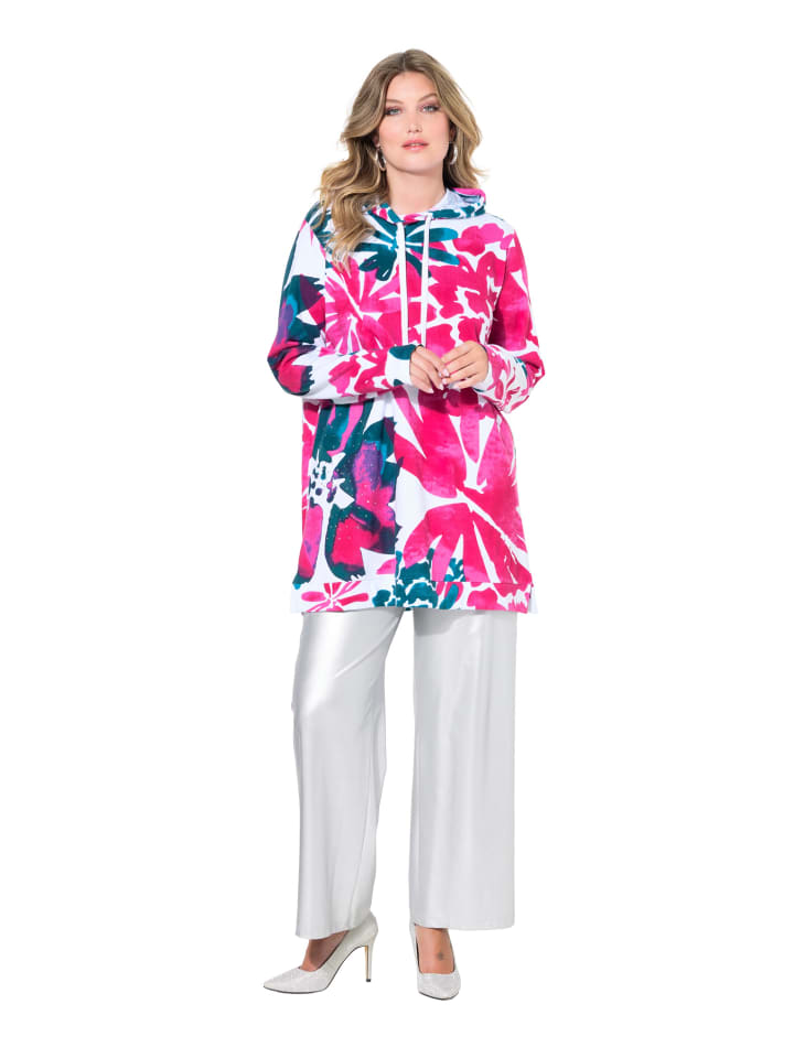Sweatshirt in dunkelpetrol