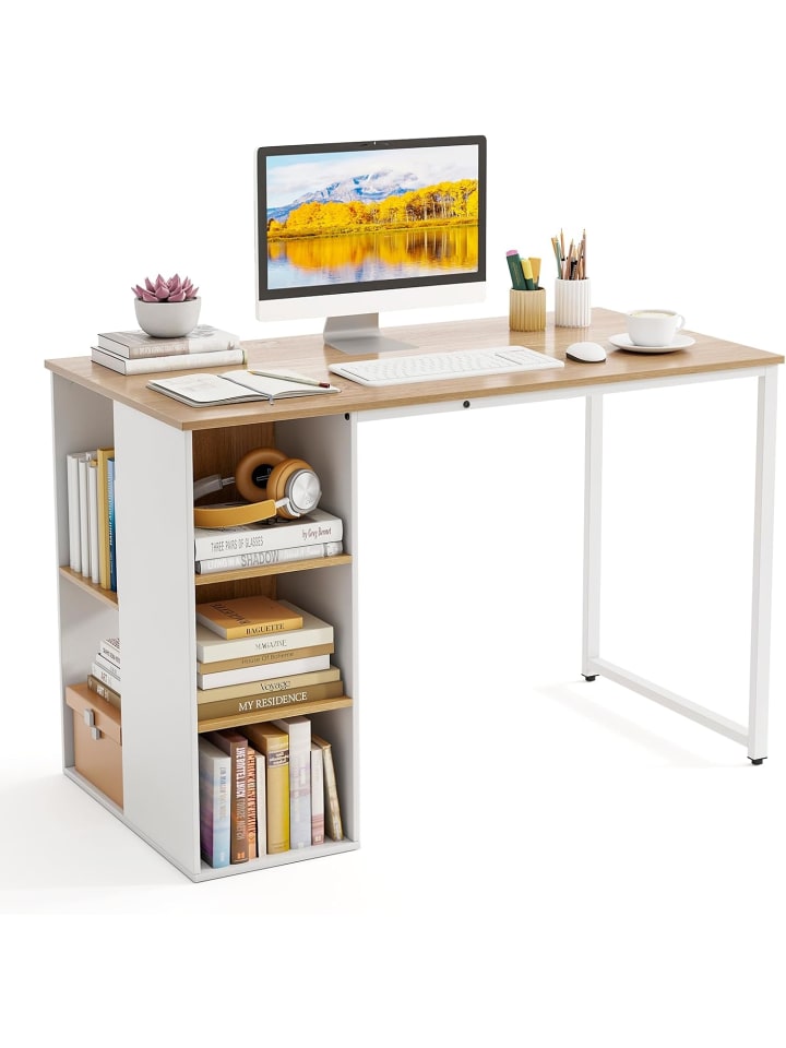 Schreibtisch Computertisch 115 x 59 cm in Beige