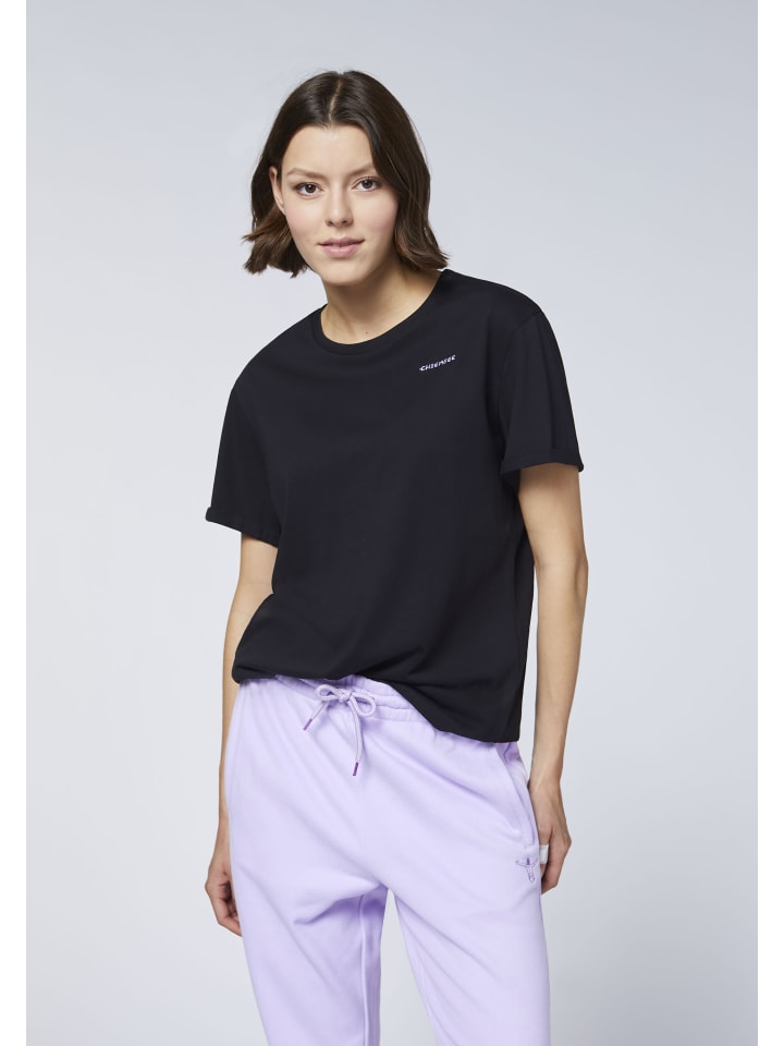 T-shirt in Schwarz