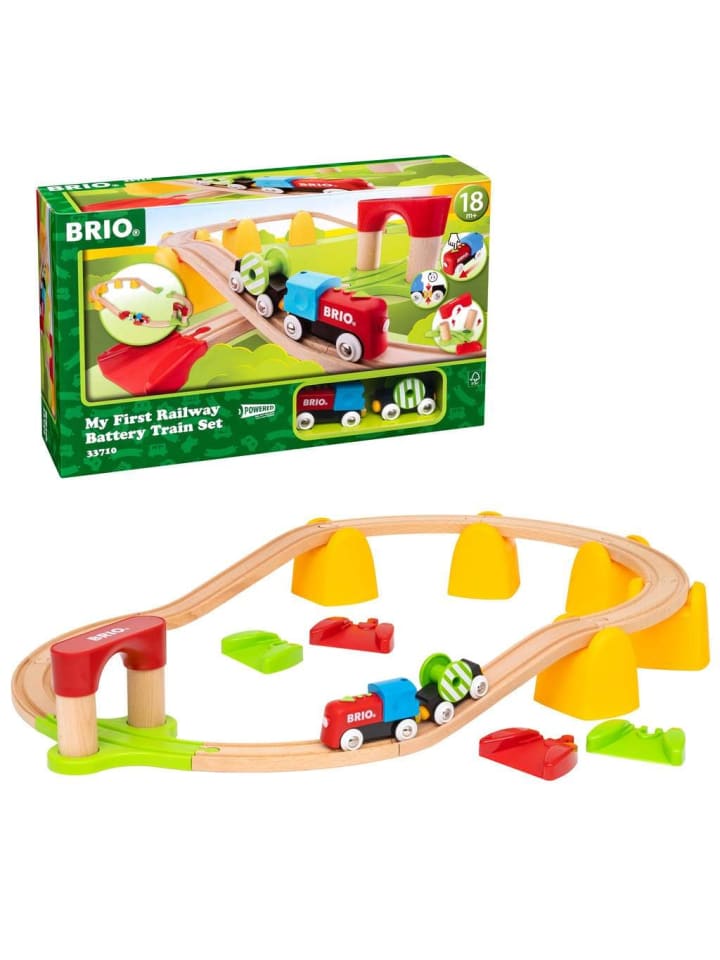 Brio Aktionsspiel Mein erstes Bahn Set mit Batterielok in bunt