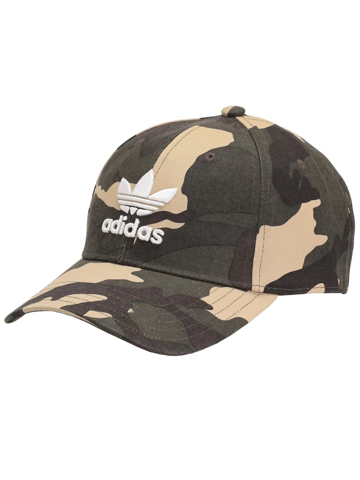 adidas Camo Baseball Cap in Grün