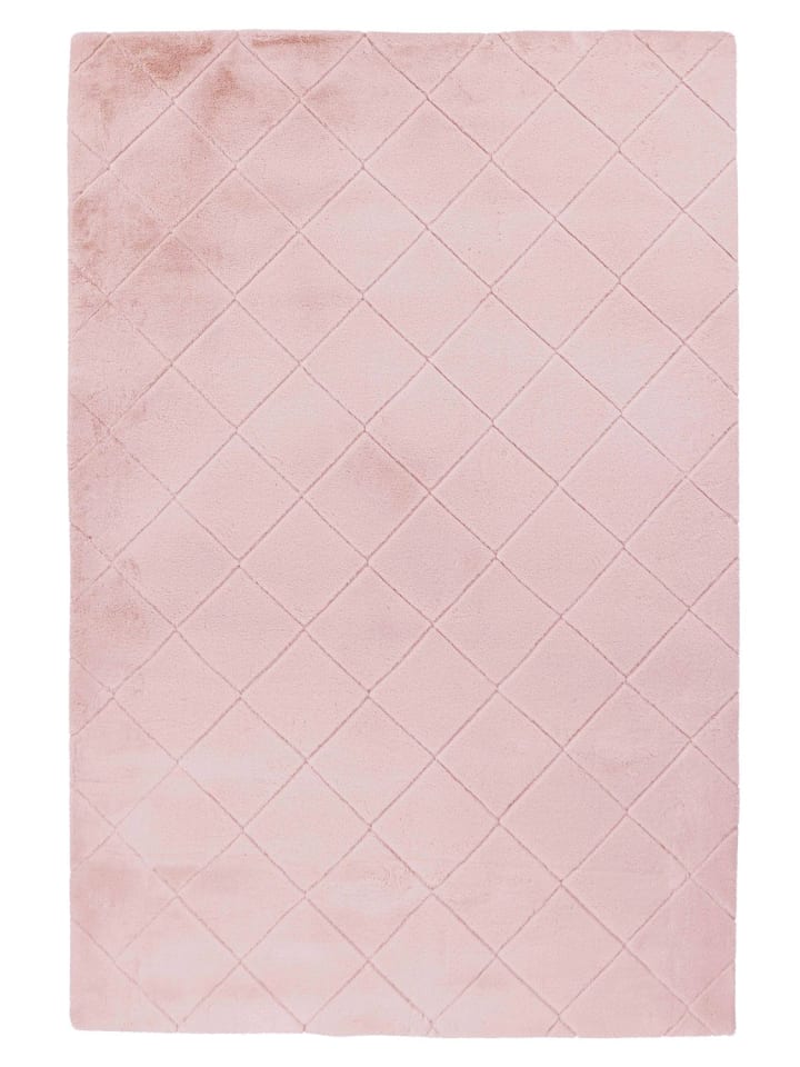 Hochflor Teppich Inga 125 - Rosa