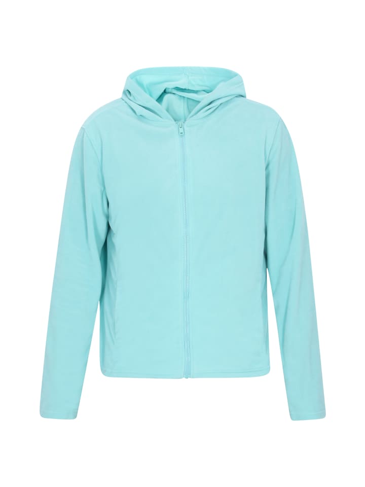 Herren Fleecejacke in Türkis
