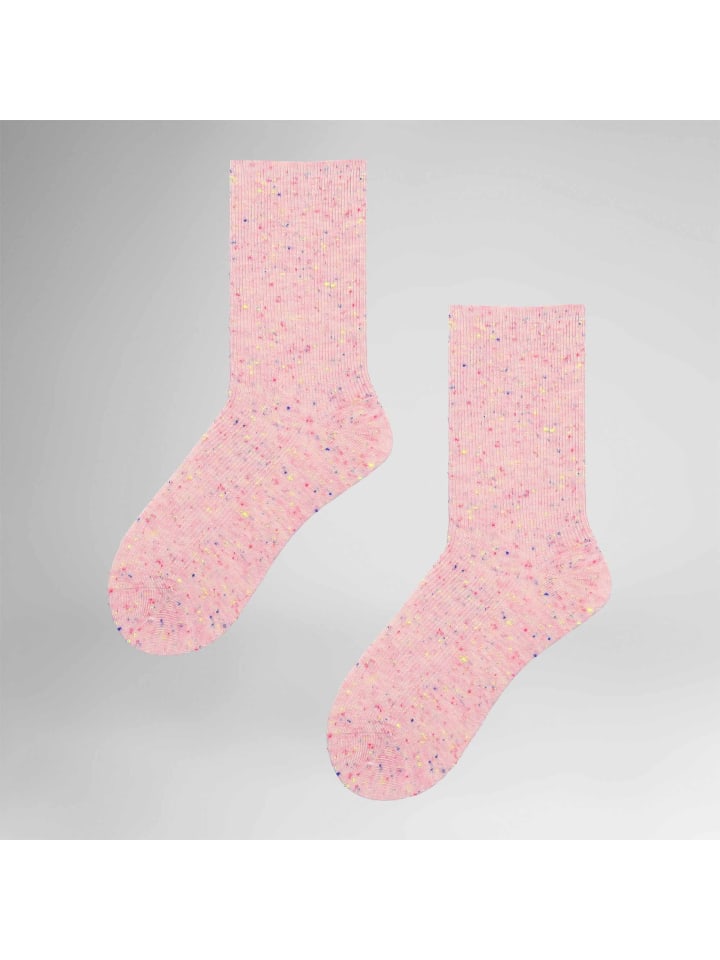 Socken Spot gepunktet in Milkshake pink