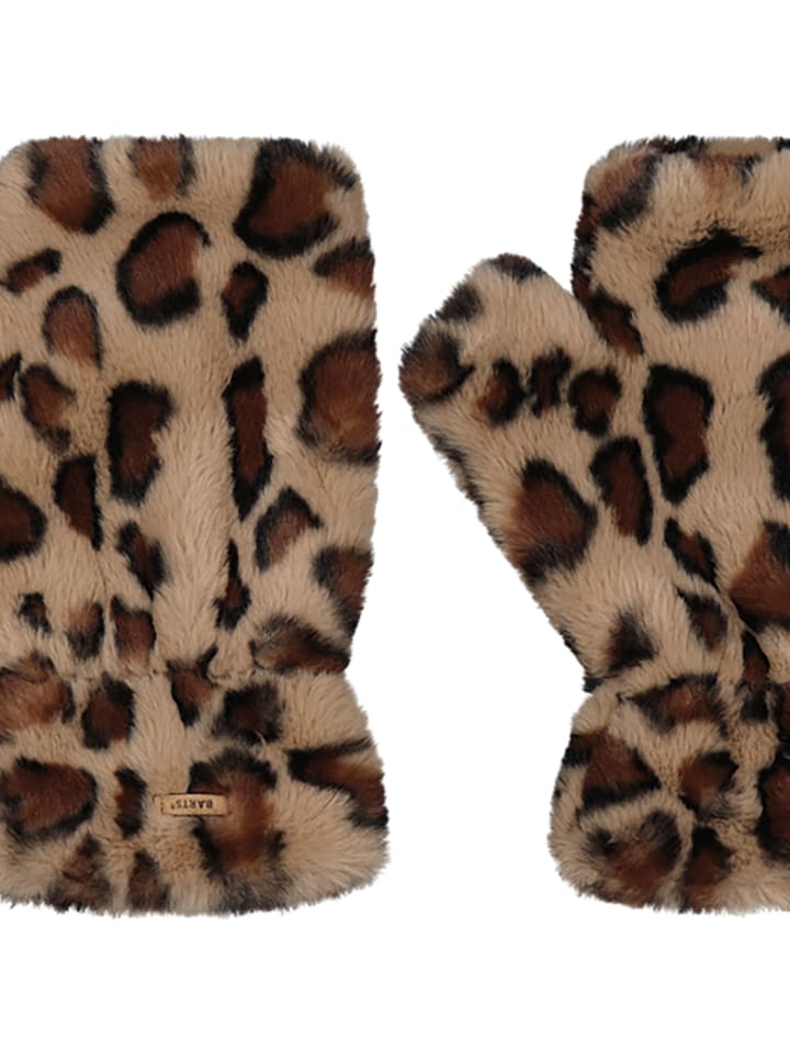 Handschuhe Britamu Fingerless Gloves in Hellbraun8239