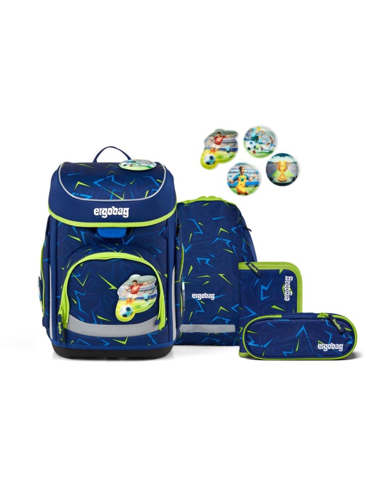 Cubo Schulranzen Set 5-tlg. SpitzenreitBär in blau