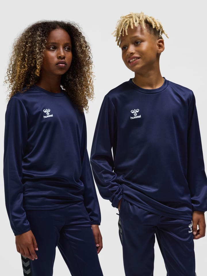 Sweatshirt Hmlessential Kinder in MARINE