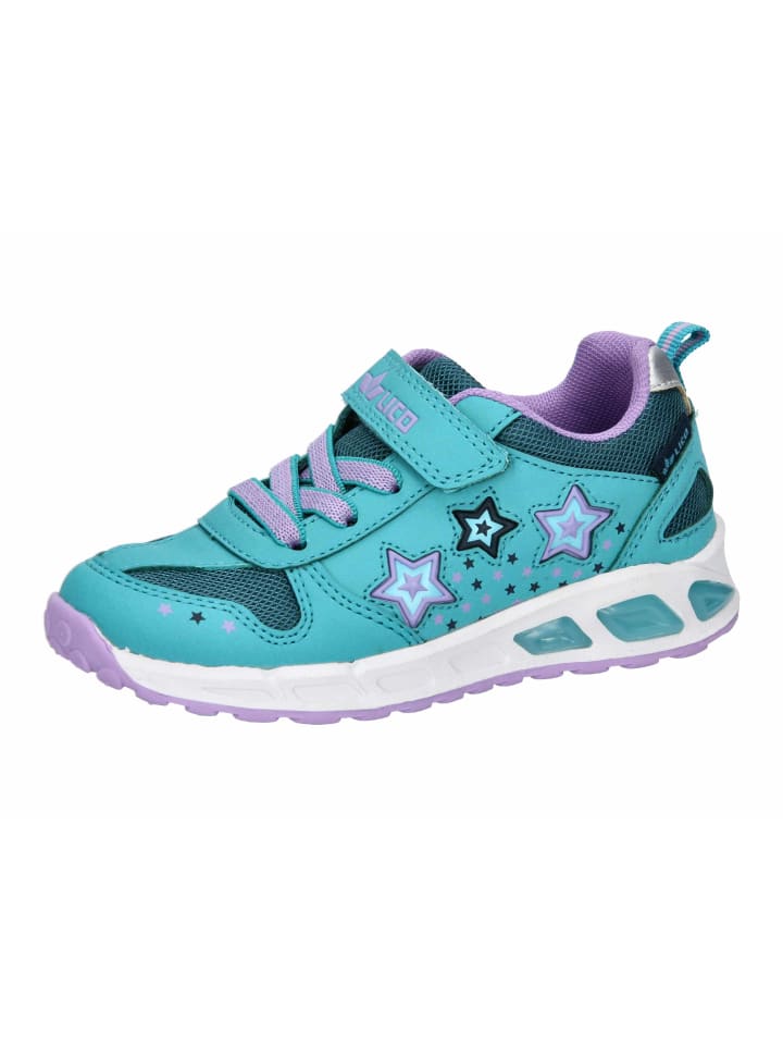 Sneaker "Blinky Girl" in Blau